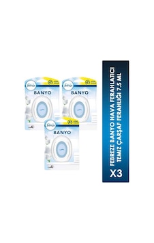 Febreze Temiz Çarşaf Ferahlığı Banyo Kokusu 3 x 7.5 ML Febreze Temiz Çarşaf Ferahlığı Banyo Kokusu 3 x 7.5 ML