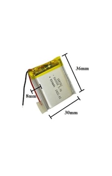 Lipo Polimer 803035 3.7v 800mah Lityum Polimer Pil Lipo Polimer 803035 3.7v 800mah Lityum Polimer Pil