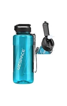 Uzspace 6058 Tritan Pipetli 1500 Ml Matara Şeffaf Gövde Mavi Uzspace 6058 Tritan Pipetli 1500 Ml Matara Şeffaf Gövde Mavi