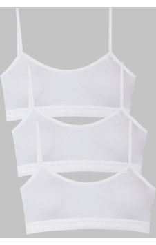 Dondeza Kız İp Askıı Pedli Yarım Atlet Büstiyer 3'lü Paket Dondeza Kız İp Askıı Pedli Yarım Atlet Büstiyer 3'lü Paket