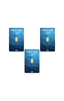 1 Gr 24 Ayar Rekor Gram Altın 3'lü 1 Gr 24 Ayar Rekor Gram Altın 3'lü