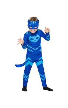 Pj Mask Pijamaskeliler Kedi Çocuk Kostüm 7-9 Yaş Çok Renkli