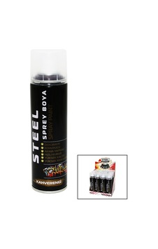 Steel Kahverengi Sprey Boya 200ml- 12'li Paket Steel Kahverengi Sprey Boya 200ml- 12'li Paket