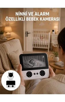 Northcity Uzaktan Kontrollü Hd Bebek Monitörü Sıcaklık Sensörlü Kablosuz İzleme Sistemi Diğer Northcity Uzaktan Kontrollü Hd Bebek Monitörü Sıcaklık Sensörlü Kablosuz İzleme Sistemi Diğer