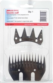 Heiniger Koyun Kırkma Yedek Bıçak Takımı Ovına 77 MM Heiniger Koyun Kırkma Yedek Bıçak Takımı Ovına 77 MM