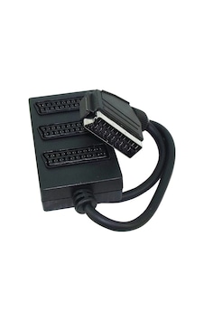 Elektromer 3'lü Scart Dağıtıcı 1 Erkek-3 Dişi Scart Elektromer 3'lü Scart Dağıtıcı 1 Erkek-3 Dişi Scart