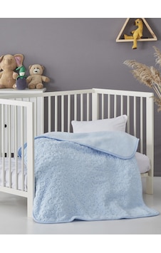 Komfort Home Emboss Bebek Battaniyesi 90X110 Cm Mavi Komfort Home Emboss Bebek Battaniyesi 90X110 Cm Mavi