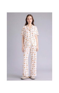 Defacto Softshell Ayıcıklı Pijama Takımı Üst Alt G7965ax26sper98 Ekru-er98 Defacto Softshell Ayıcıklı Pijama Takımı Üst Alt G7965ax26sper98 Ekru-er98
