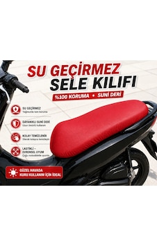 Honda Today 50 Motosiklet Sele Kılıfı Su Geçirmez Sele Koruma Kırmızı Honda Today 50 Motosiklet Sele Kılıfı Su Geçirmez Sele Koruma Kırmızı