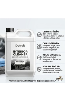 Detroit İnterior Cleaner Deri Vinil Pls. Temizleyici 3,78 Lt 12204