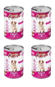 Energy Kuzu Etli Yavru Yaş Konserve Köpek Maması 4 x 400 G Energy Kuzu Etli Yavru Yaş Konserve Köpek Maması 4 x 400 G