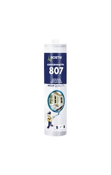 Bostik Silikon 25 Adet 807 Şeffaf Beyaz Renk