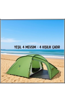 Uyguna-yakala Yeşil 4 Mevsim - 4 Kişilik Çadır-dır.146 Çok Renkli Uyguna-yakala Yeşil 4 Mevsim - 4 Kişilik Çadır-dır.146 Çok Renkli