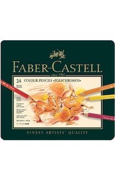 Faber-Castell Polychromos Kuru Boya Kalemi 24'lü Faber-Castell Polychromos Kuru Boya Kalemi 24'lü