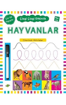 Hayvanlar Çıkartmalı Aktiviteler 4 Yaş Çizgi Çizgi Etkinlik- Kukla Hayvanlar Çıkartmalı Aktiviteler 4 Yaş Çizgi Çizgi Etkinlik- Kukla