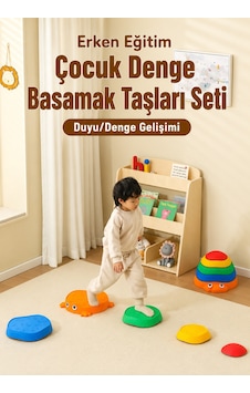Lady Bug Çocuk Denge Adım Taşları Seti Kaymaz Duyu Ve Motor Gelişim Oyuncağı 5 Parça Lady Bug Çocuk Denge Adım Taşları Seti Kaymaz Duyu Ve Motor Gelişim Oyuncağı 5 Parça