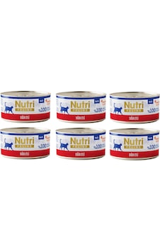 Nutri Feline Sığır Etli Pate Tahılsız Yetişkin Kedi Konservesi 70 G X 6 Adet Nutri Feline Sığır Etli Pate Tahılsız Yetişkin Kedi Konservesi 70 G X 6 Adet
