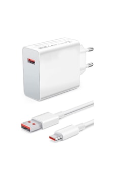 120watt Turbo 1 X Usb-a 1 Mt A To C Kablolu Duvar Şarj Aleti Ac109 Tg 5klfk5h