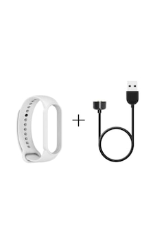 Xiaomi Mi Band 6 Şarj Aleti + Mi Band 6 Kordon Yüksek Kalite 2'li Set Beyaz Xiaomi Mi Band 6 Şarj Aleti + Mi Band 6 Kordon Yüksek Kalite 2'li Set Beyaz