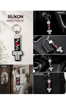 Aracınıza Özel Silikon Anahtarlık, Aşk Dolu Anahtarlık