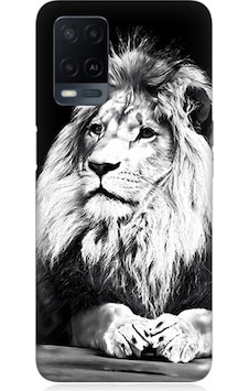 Oppo A54 Uyumlu Silikon Kılıf Siyah Beyaz Aslan Oppo A54 Uyumlu Silikon Kılıf Siyah Beyaz Aslan