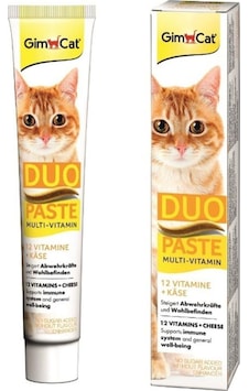 Gimcat Duo Paste Multivitamin Peynir + 12 Vitaminli 50 G Gimcat Duo Paste Multivitamin Peynir + 12 Vitaminli 50 G