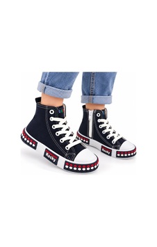 Rocky Unisex Çocuk Yüksek Bilekli Sneaker Lacivert