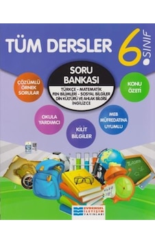 Evrensel Iletişim Yayınları 6.Sınıf Tüm Dersler Soru Bankası Evrensel Iletişim Yayınları 6.Sınıf Tüm Dersler Soru Bankası