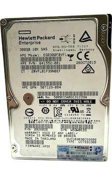 Hpe Eg0300fbvfl 300gb 10k Rpm Sas 6gb/s 2.5 Enterprise Server Hard Disk Hpe Eg0300fbvfl 300gb 10k Rpm Sas 6gb/s 2.5 Enterprise Server Hard Disk