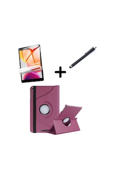 Samsung Galaxy Uyumlu Tab A9 Plus 11inç X210 X215 X216 Kılıf Dönen Tablet Kilifi Ekran Koruyucu+kalem