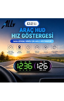 Ally Hud G26 Gps Head Up Display Hud, Dijital Hız Göstergesi Ally Hud G26 Gps Head Up Display Hud, Dijital Hız Göstergesi