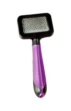 Karlıe Kedi Fırçası U:7,5 G:7Cm Mor-Siyah Karlıe Kedi Fırçası U:7,5 G:7Cm Mor-Siyah
