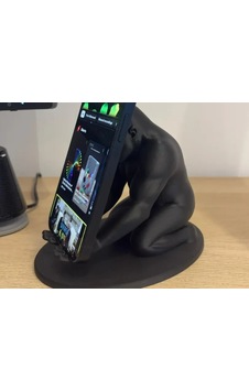 3d Baskı Goril Telefon Tutucu - Kaslı Goril Masaüstü Telefon Standı-siyah Çok Renkli 3d Baskı Goril Telefon Tutucu - Kaslı Goril Masaüstü Telefon Standı-siyah Çok Renkli