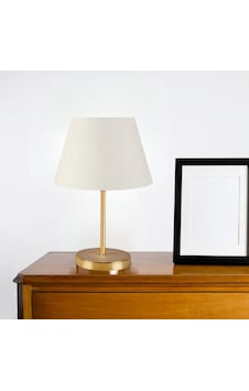 Art Gold Gövdeli Krem Dokuma Başlıklı Yatak Odası Abajur Okuma Köşesi Masa Lambası Krem Art Gold Gövdeli Krem Dokuma Başlıklı Yatak Odası Abajur Okuma Köşesi Masa Lambası Krem