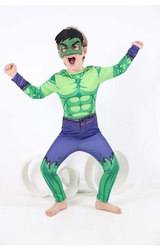 Tarzkids Hulk Çocuk Kostümü Yeşil Tarzkids Hulk Çocuk Kostümü Yeşil