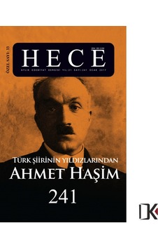 Hece 33.özel Sayı Ocak 2017 Hece 33.özel Sayı Ocak 2017
