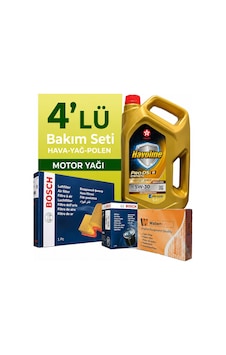 Bosch Mitsubishi Asx 1.6 Dizel Filtre Bakım Seti-texaco 5w30 5lt 2015-2018 4 Lü Bosch Mitsubishi Asx 1.6 Dizel Filtre Bakım Seti-texaco 5w30 5lt 2015-2018 4 Lü