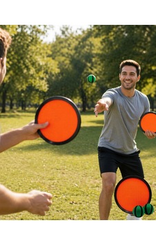 Mey İthalat Catch Ball Set Çocuklar İçin Top Yakalama Oyunu Eğlence Seti