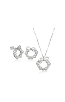 Kenpazar 925 Ayar Gümüş İnci Kurdele Kadın Set 23059077 Kenpazar 925 Ayar Gümüş İnci Kurdele Kadın Set 23059077