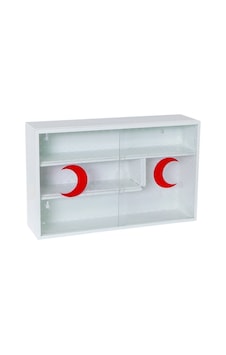 Ecza Dolabı - Metal Fırın Boyalı Çok Dayanıklı Beyaz