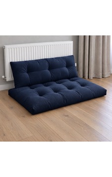 Kadife Döşemelik Kumaştan El Emeği Alt Üst Takım Petek Önü Minder 100x65cm Koyu Mavi Kadife Döşemelik Kumaştan El Emeği Alt Üst Takım Petek Önü Minder 100x65cm Koyu Mavi