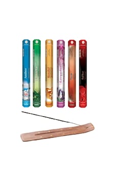 Flute 120 Adet Karışık Tütsü + Tütsülük Flute 120 Adet Karışık Tütsü + Tütsülük