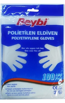Beybi Polietilen Eldiven 100'lü Beybi Polietilen Eldiven 100'lü