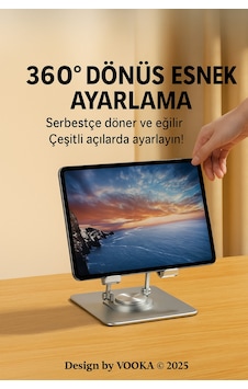 360 Dönebilen Katlanabilir Telefon Tablet Standı Hafif Taşınabilir Çok Fonksiyonlu Masa Standı 360 Dönebilen Katlanabilir Telefon Tablet Standı Hafif Taşınabilir Çok Fonksiyonlu Masa Standı
