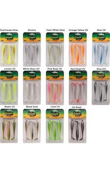Ryuji Panic Shad 9cm 5.5gr Silikon Yem 3pcs - Black Gold Ryuji Panic Shad 9cm 5.5gr Silikon Yem 3pcs - Black Gold