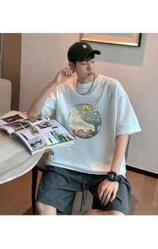 Pisa Art Neighbor's Ukiyo-e Beyaz Unisex Oversize T-shirt Rsts1811 Beyaz Pisa Art Neighbor's Ukiyo-e Beyaz Unisex Oversize T-shirt Rsts1811 Beyaz