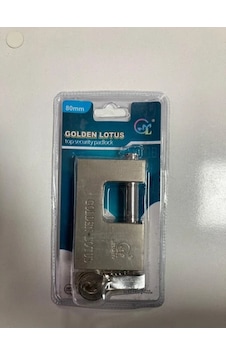 Golden Lotus Yassı Pimli Asma Kilit 80 Mm