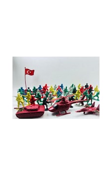 Türk Askeri Oyuncak Figür Set 58 Parça Asker Oyuncak Seti