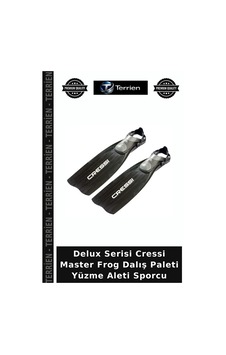 Delux Serisi Cressi Master Frog Dalış Paleti Yüzme Aleti Sporcu Black Delux Serisi Cressi Master Frog Dalış Paleti Yüzme Aleti Sporcu Black