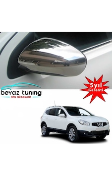 Nissan Qashqai Ayna Kapağı Kromu Nikelaj 09-14 Nissan Qashqai Ayna Kapağı Kromu Nikelaj 09-14